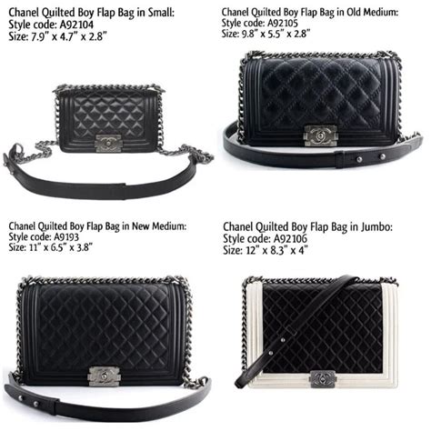 chanel le boy medium size